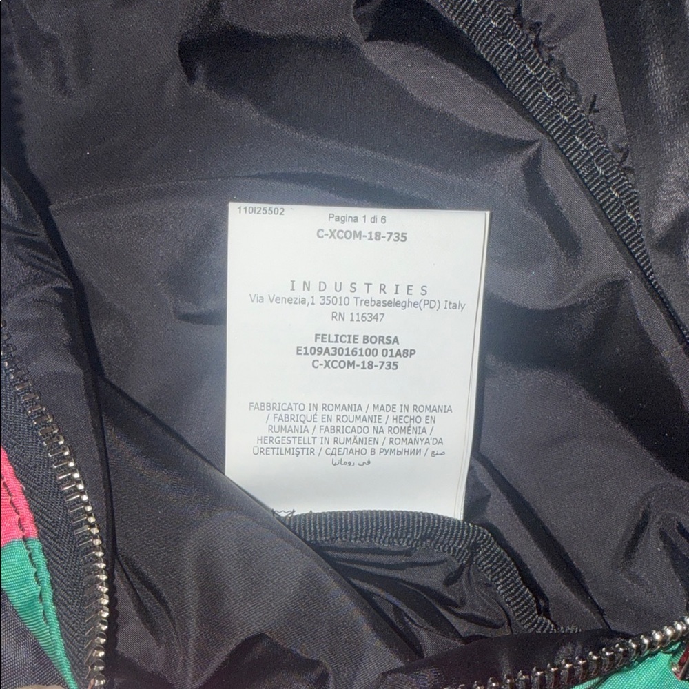 Moncler Felicie Borsa Tropical Print Belt Bag‎ Crossbody Fanny Pack Authentic - Picture 14 of 16